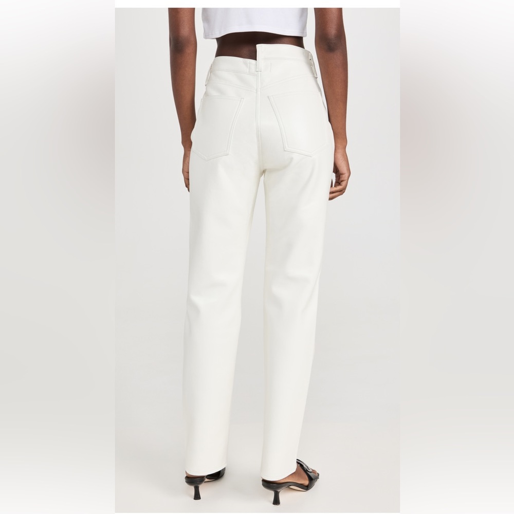 AGOLDE Crisscross Recycled Leather Pants